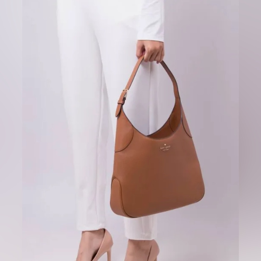 Kate Spade Aster Warm Gingerbread leather shoulder bag & wallet - Picture 11 of 13
